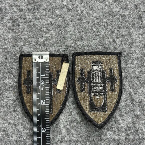 Field Artillery School OCP Class A Scorpion W2 Green Patch Pair - Lot Of (2) - Picture 4 of 5
